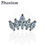 Thumbnail: Titanium Threadless Marquise Crown Cluster