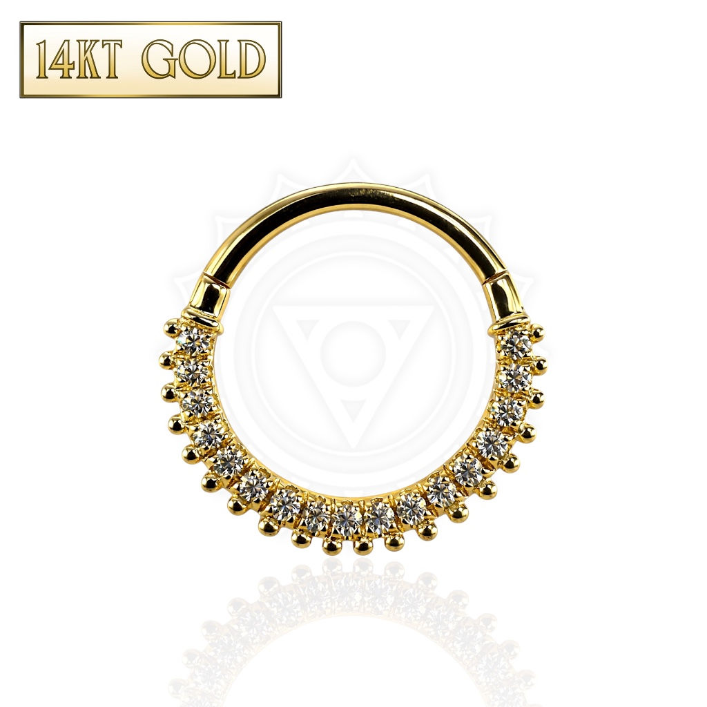 14kt Gold "Mimi" Clicker 16G