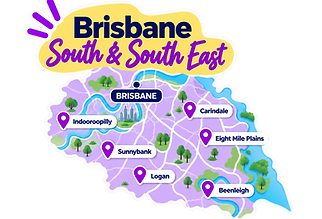 Brisbane South & Southeast Map Sticker_e