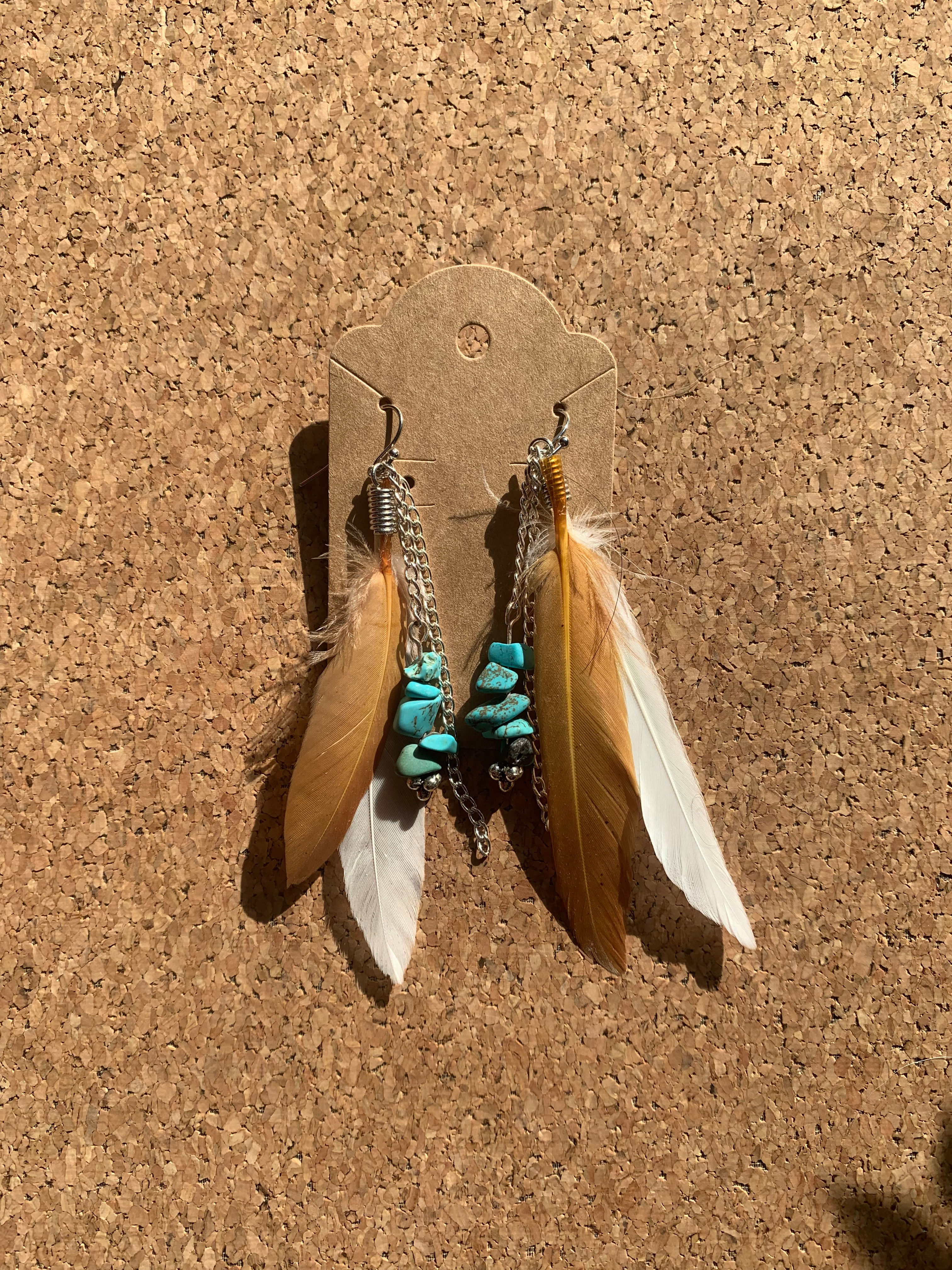 Boho Feather Earrings