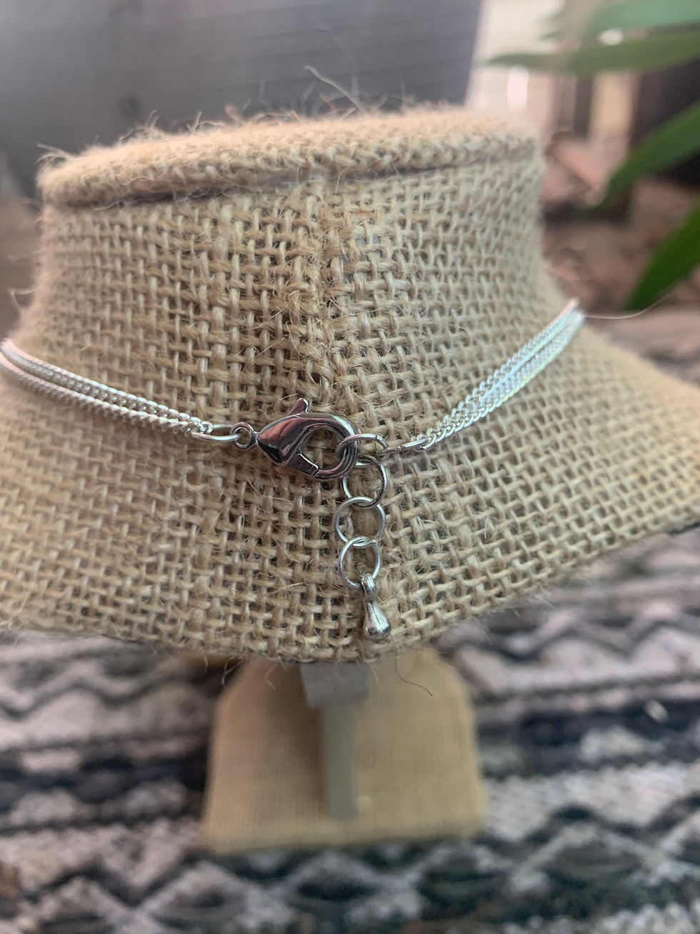 Thumbnail: Double Stranded Turquoise Necklace