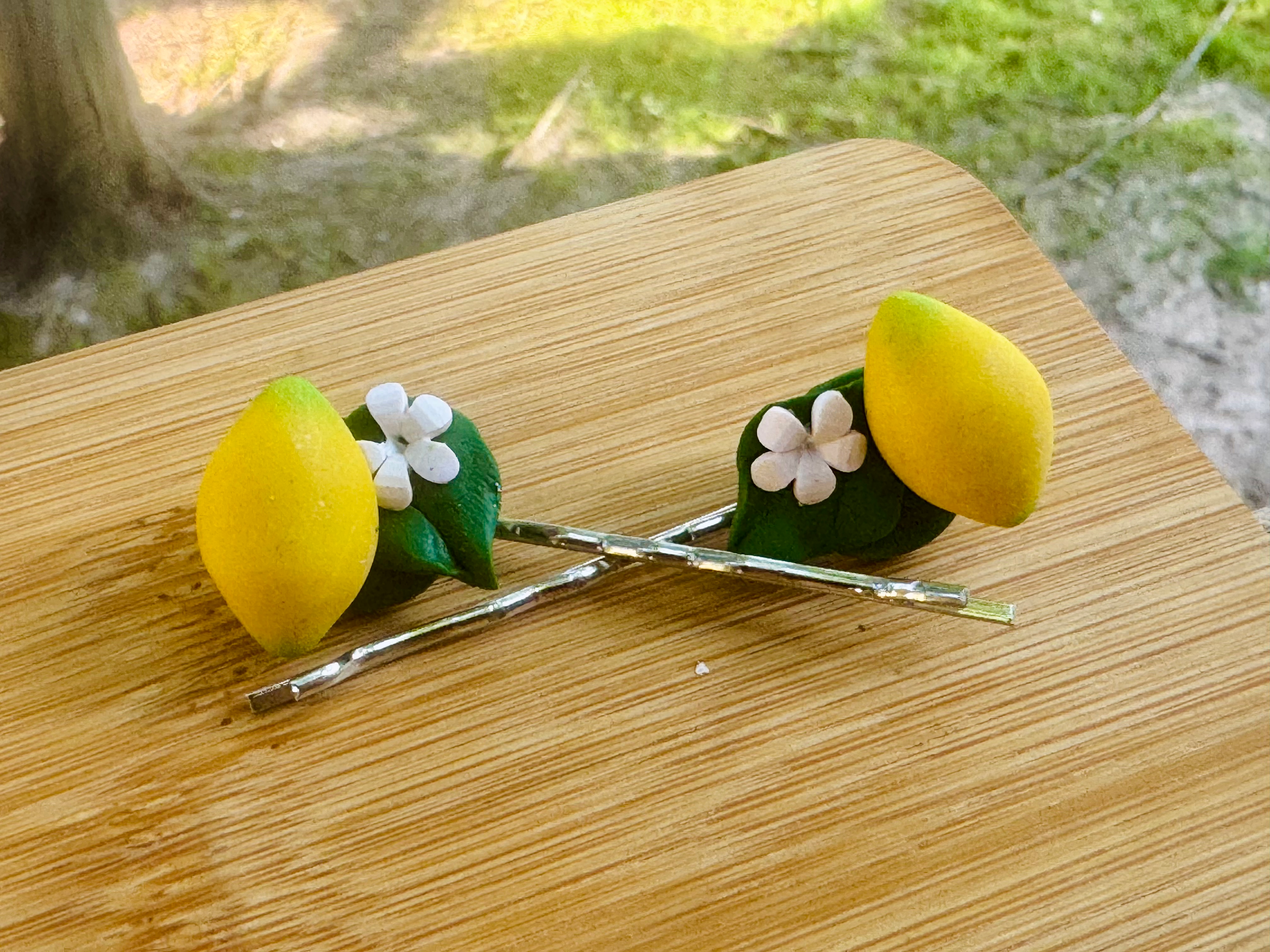 Lemon Hair Pin