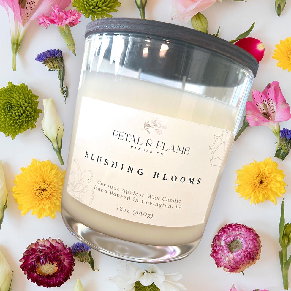 Blushing Blooms 12 Ounce Candle