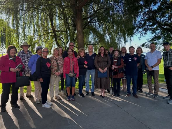 Spencer Smith plaque dedication 2025