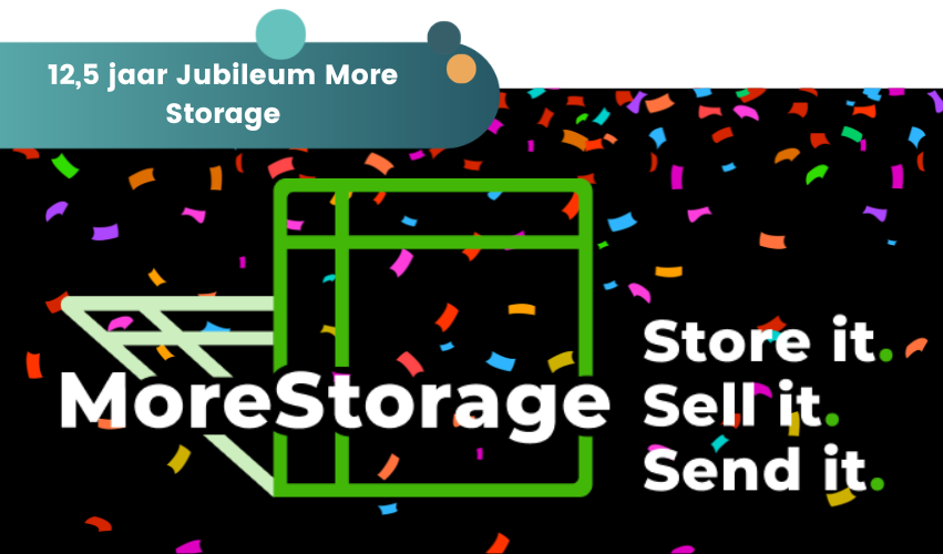 MoreStorage 12,5 jaar Jubileum