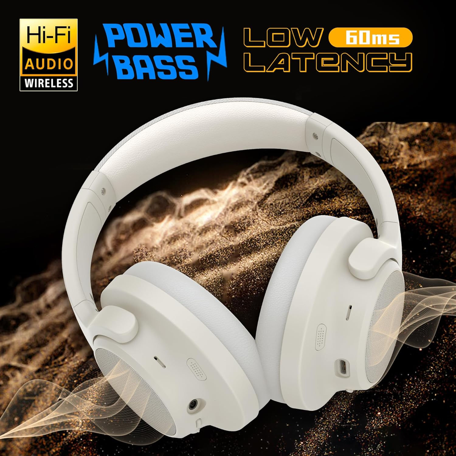 Soul Ultra Wireless Active Noise Cancelling Headphones, Wireless Over-Ear