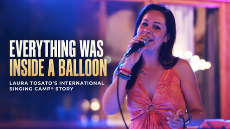 Laura Tosato performing during a jam session at International Singing Camp 2026