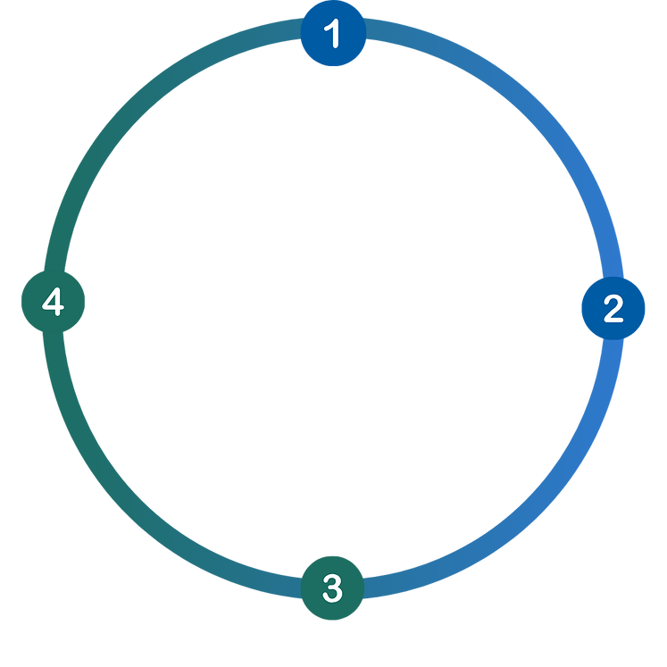 Circle rappresentino the booking lessons process
