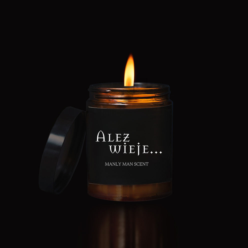 Świeca sojowa Ależ wieje... manly man scent