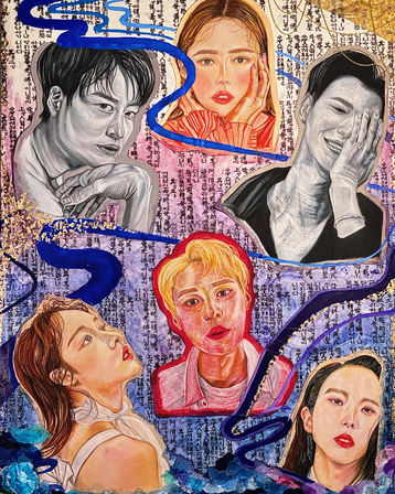 Mixed Media: Acrylic,Pastel