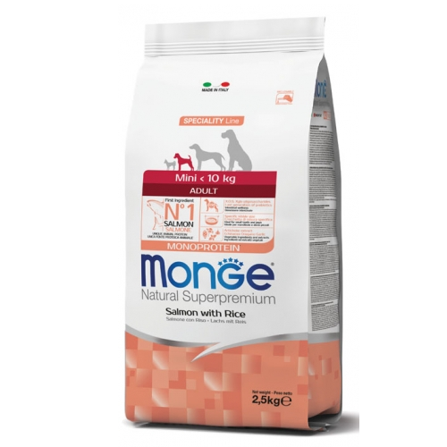 מונג' בוגר מיני סלמון 2.5 ק"ג