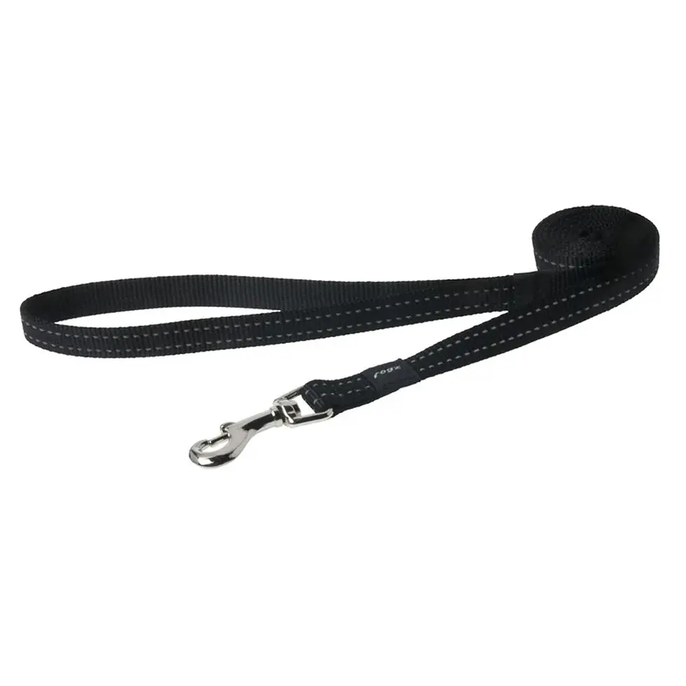 Product: רצועה לכלב שחורה 16מ"מ
