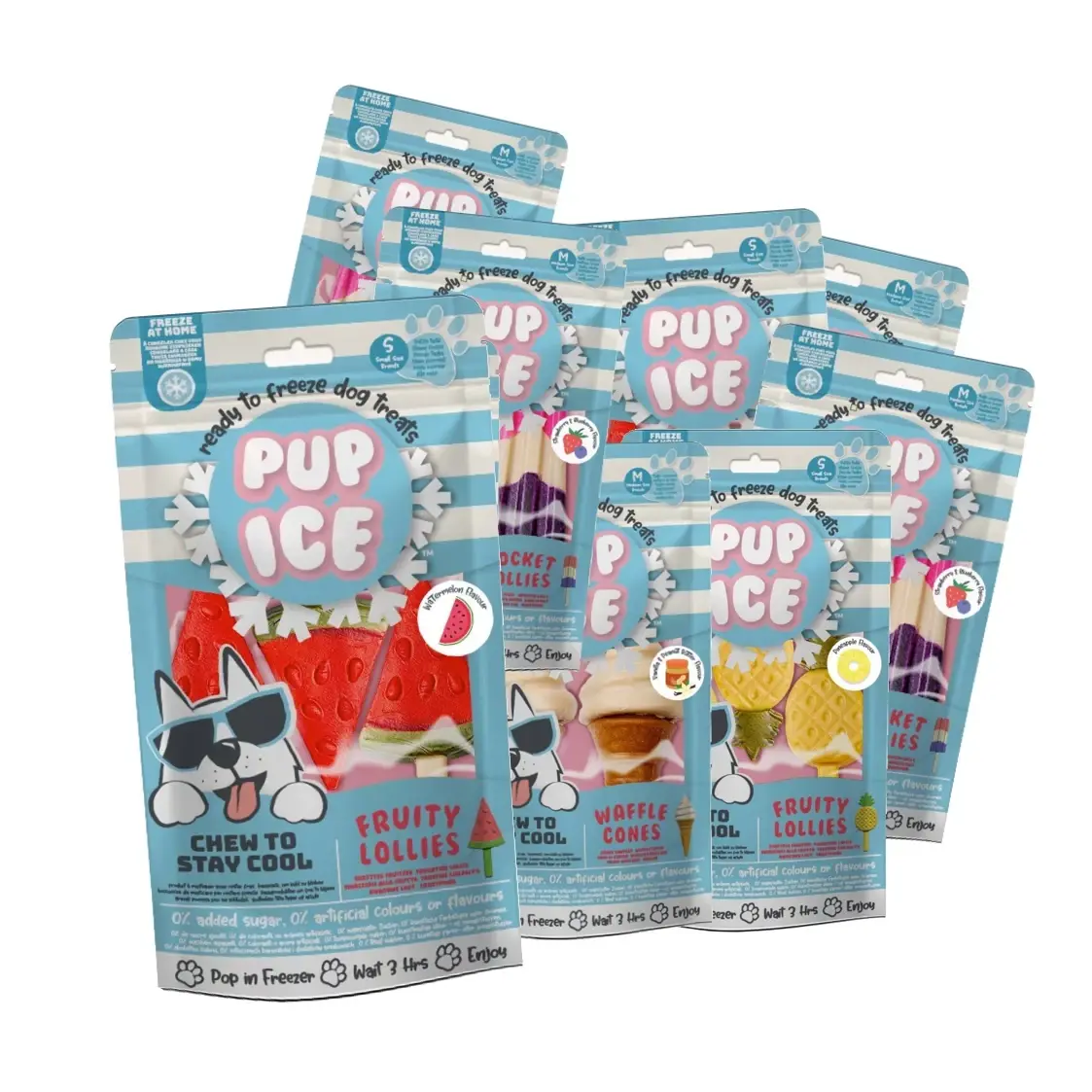 מארז 10 חטיפי פופ אייס קפואים ייחודיים