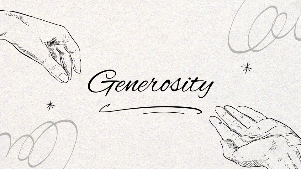 generosity blog