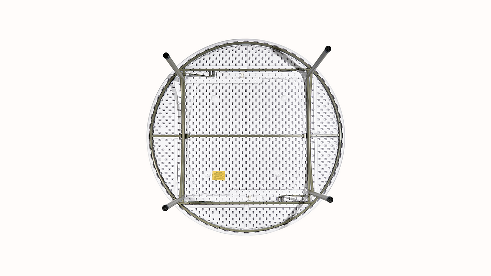 5 FT Round Heavy Duty Plastic Table