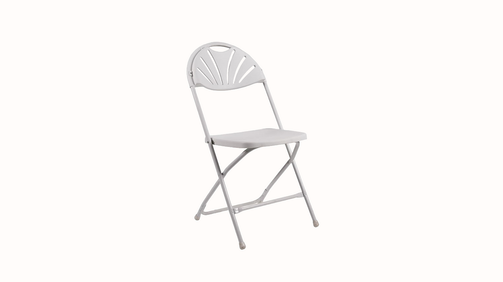white-fan-back-folding-chair