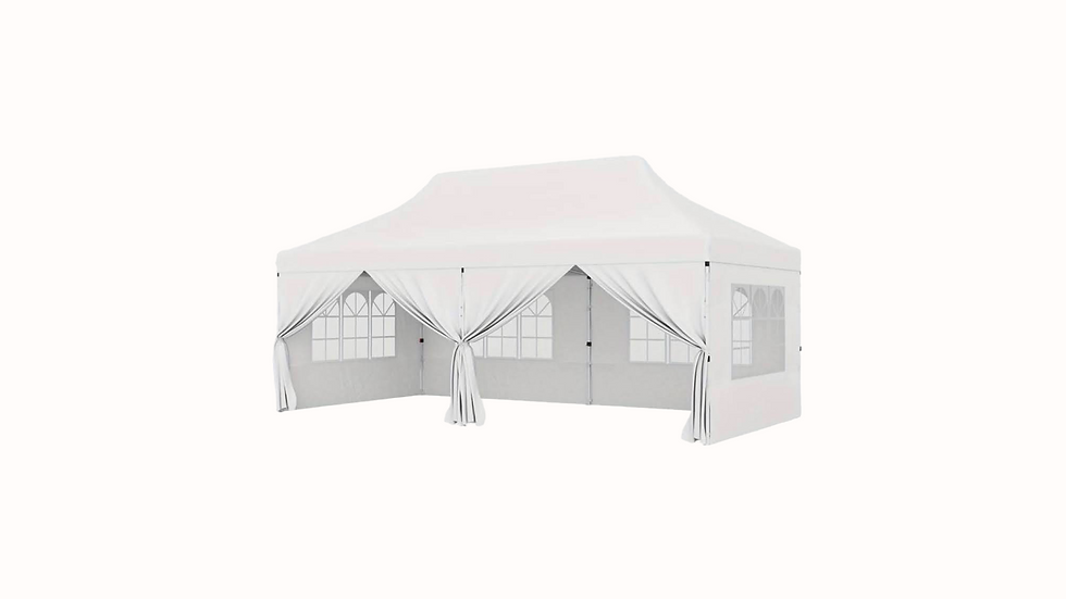 10x20FT Pop up Canopy with Sidewalls