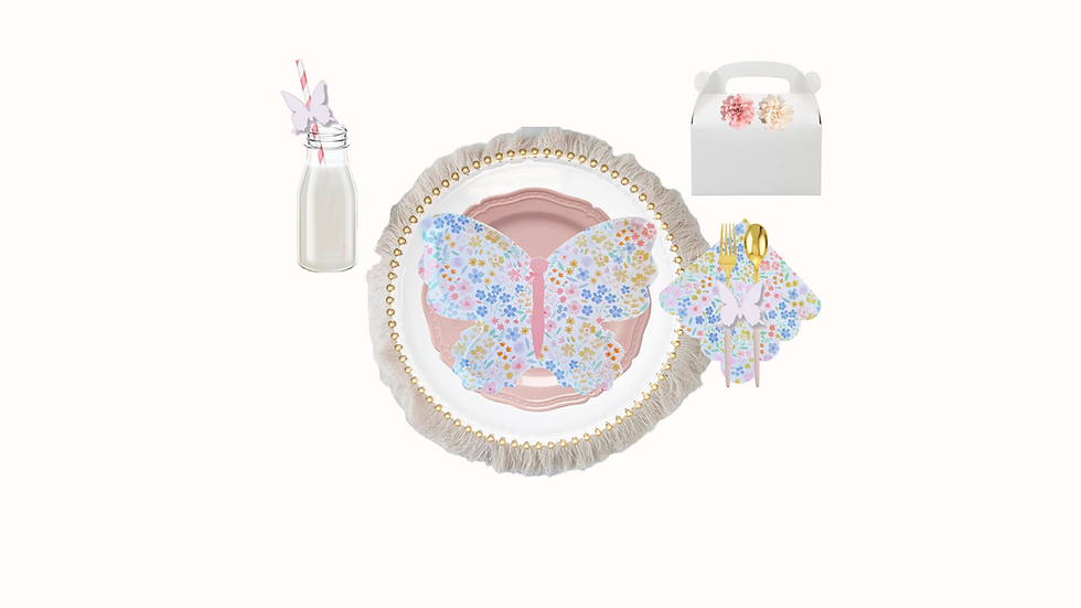 Luxury Picnic - Butterflies Little Girls Party Collection