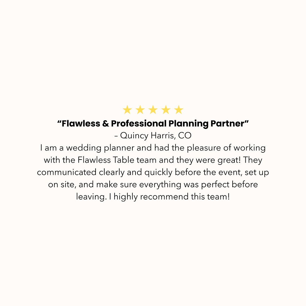 The Flawless Table Real Customers Reviews