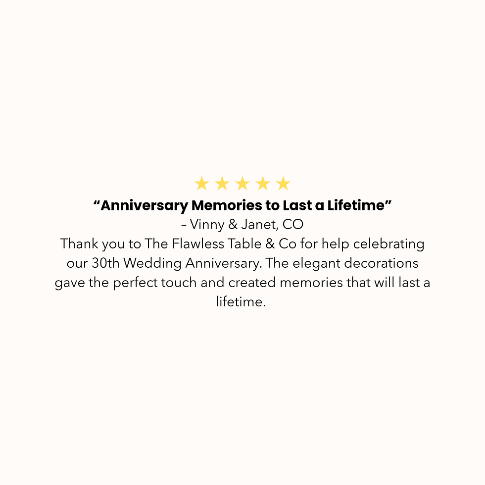 The Flawless Table Real Customers Reviews