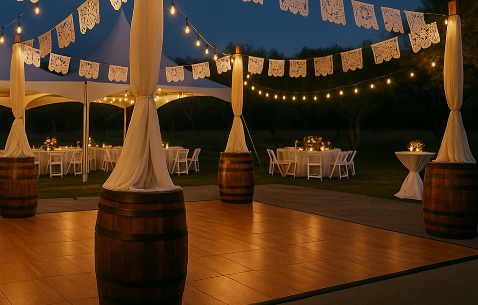 10 Reasons EVERY Event Needs Hanging Barrel Lights