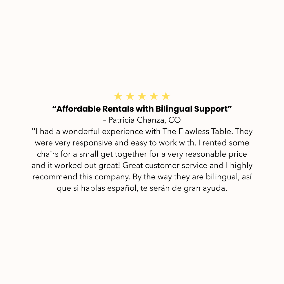 The Flawless Table Real Customers Reviews