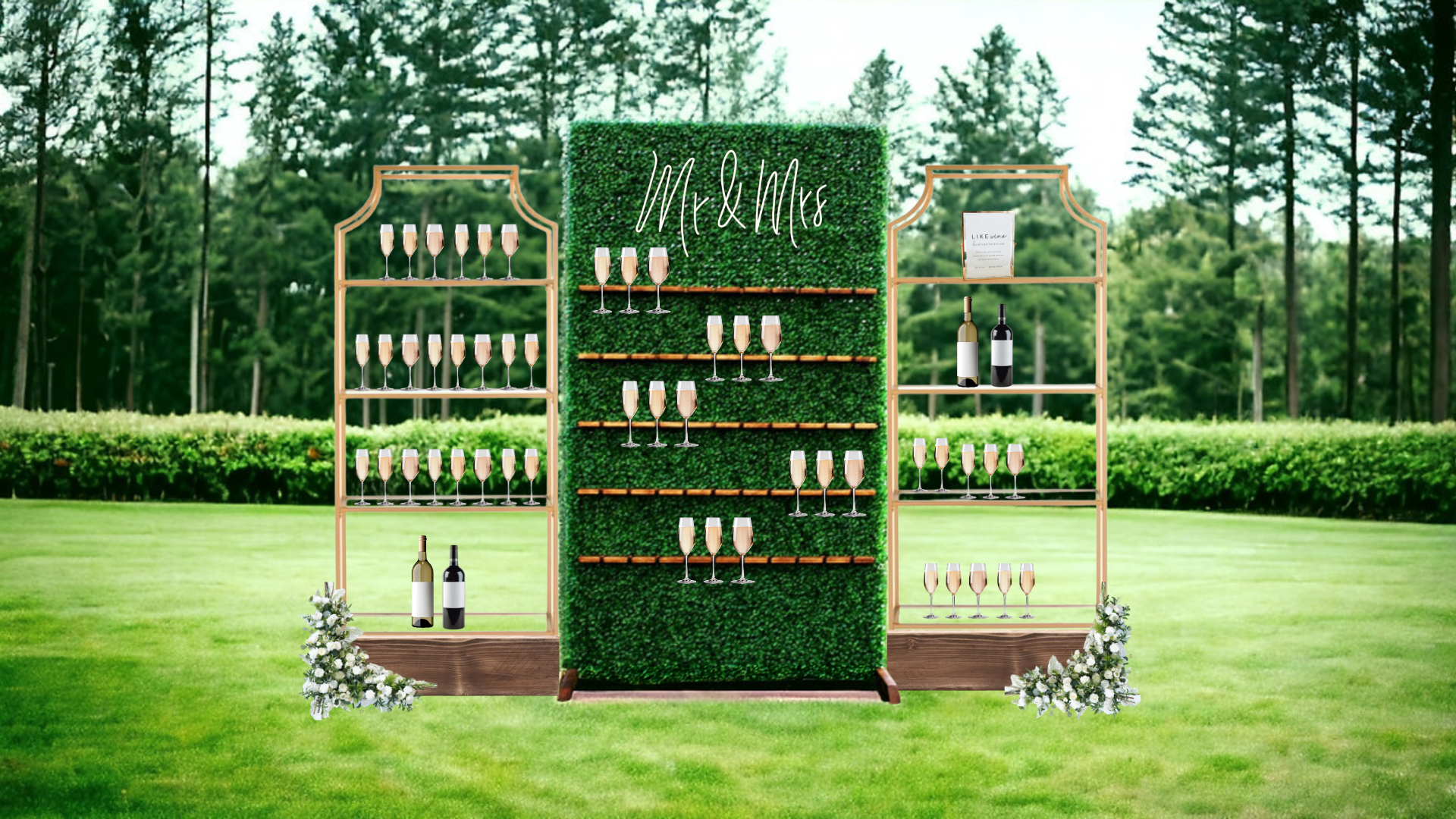 Deluxe Champagne Wall in San Antonio, TX