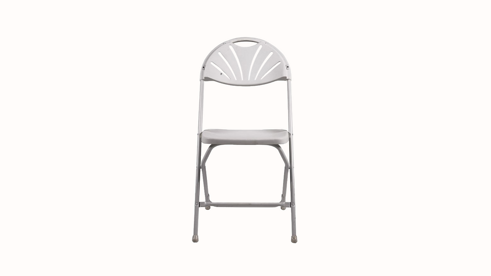 white-fan-back-folding-chair