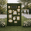 Thumbnail: Vintage Gold Frames Seating Chart Grass Wall (1 Panel)