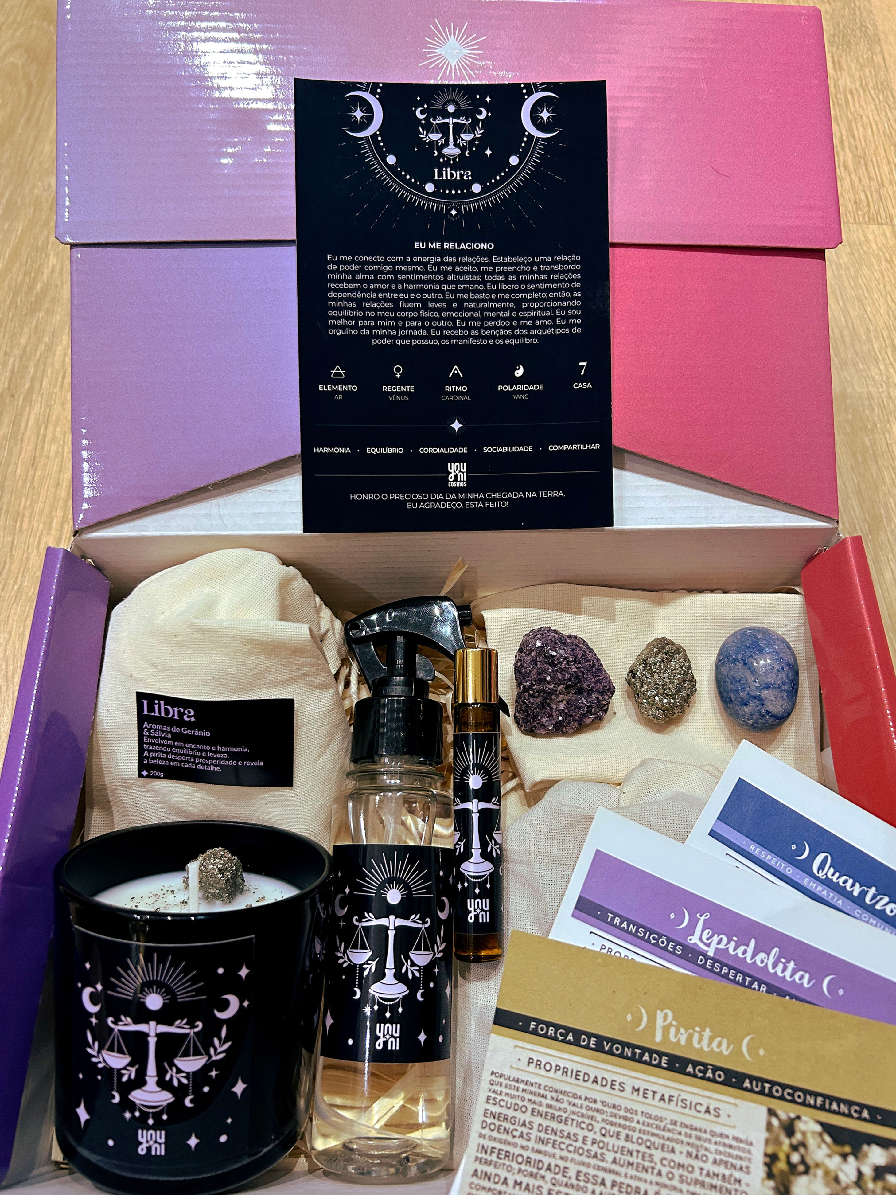 Libra Zodiac Box | crystal & aromatherapy