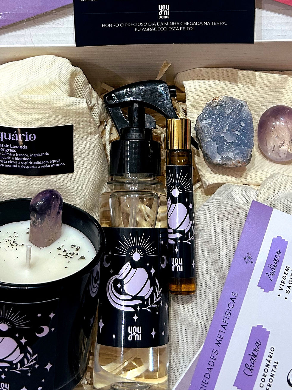 Miniatura: Aquarius Zodiac Box | crystal & aromatherapy