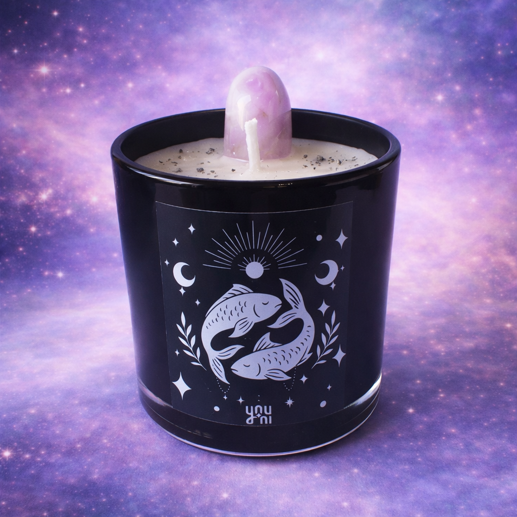 Vela Peixes | Cristal e Aromaterapia