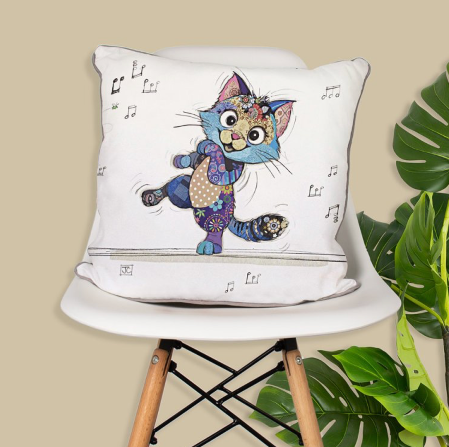 Keira Kitten Cushion