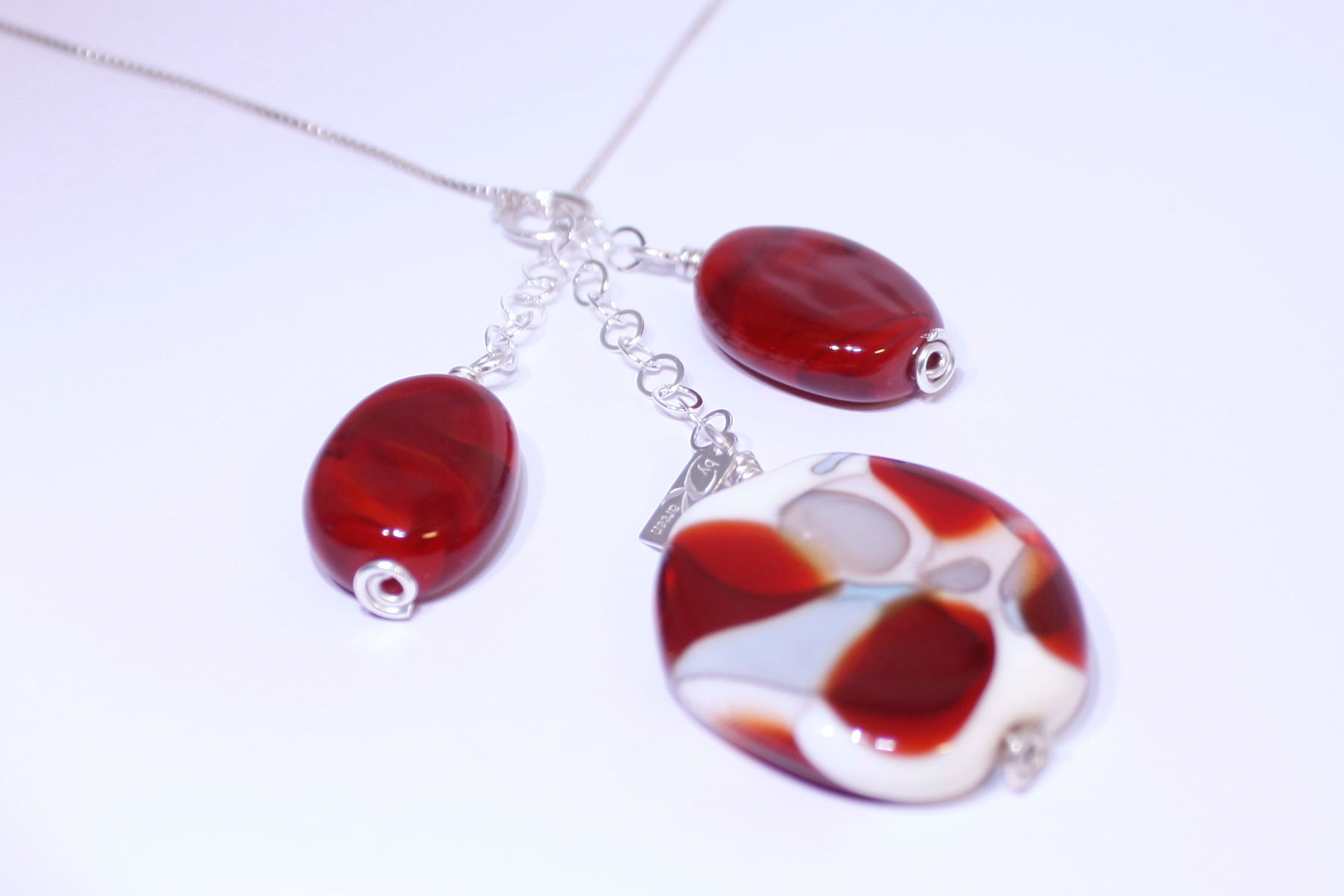 Fun House Pendant (3 beads) 