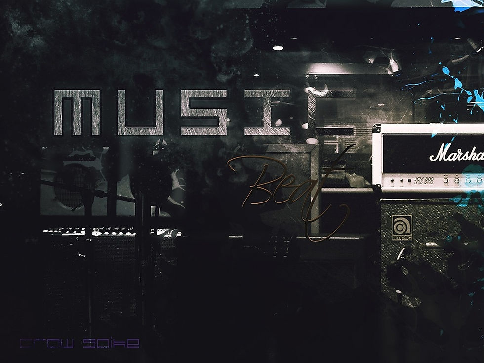 Music Studio Marshall Splatter Crows Microphones Photomanipulations.jpg