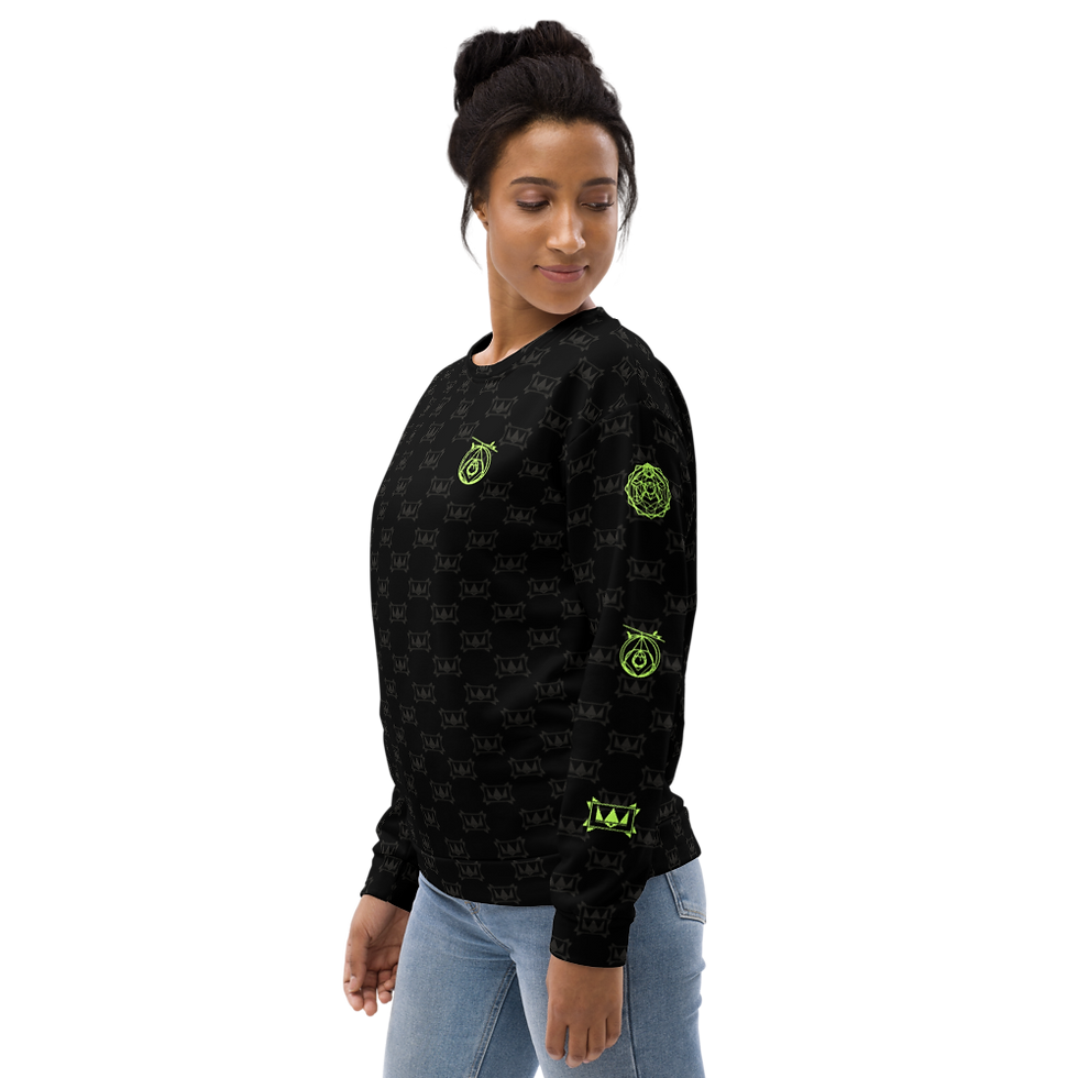 Thumbnail: "HEIROGLYPHICS" BLACK - Unisex Sweatshirt
