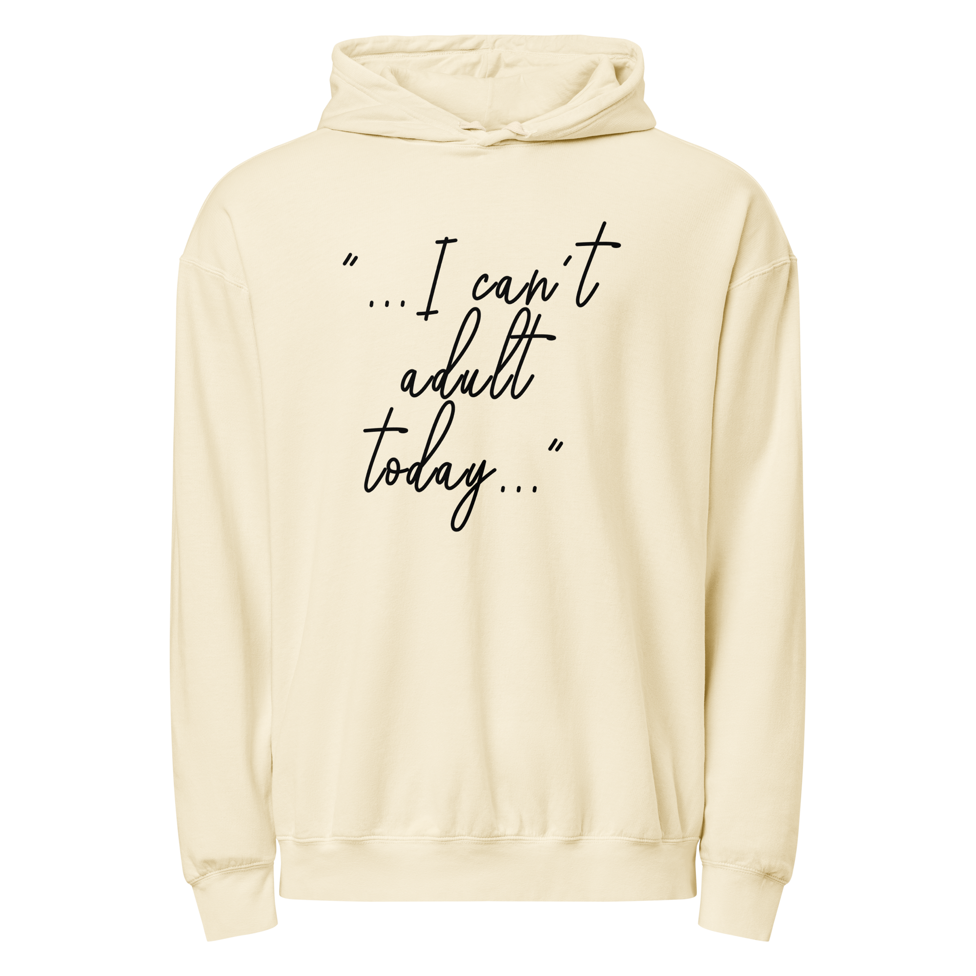 Cant Adult - bk - Unisex garment-dyed lightweight hoodie
