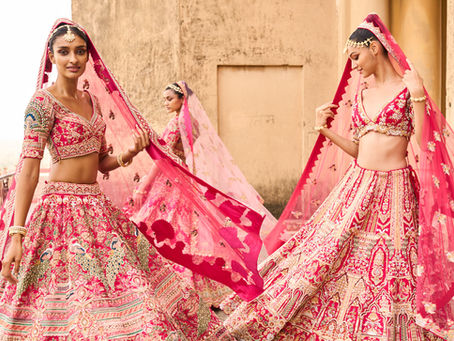 Stunning Handcrafted Bridal Lehengas