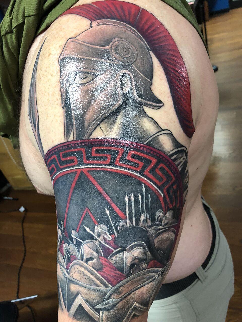 spartan coverup tattoo