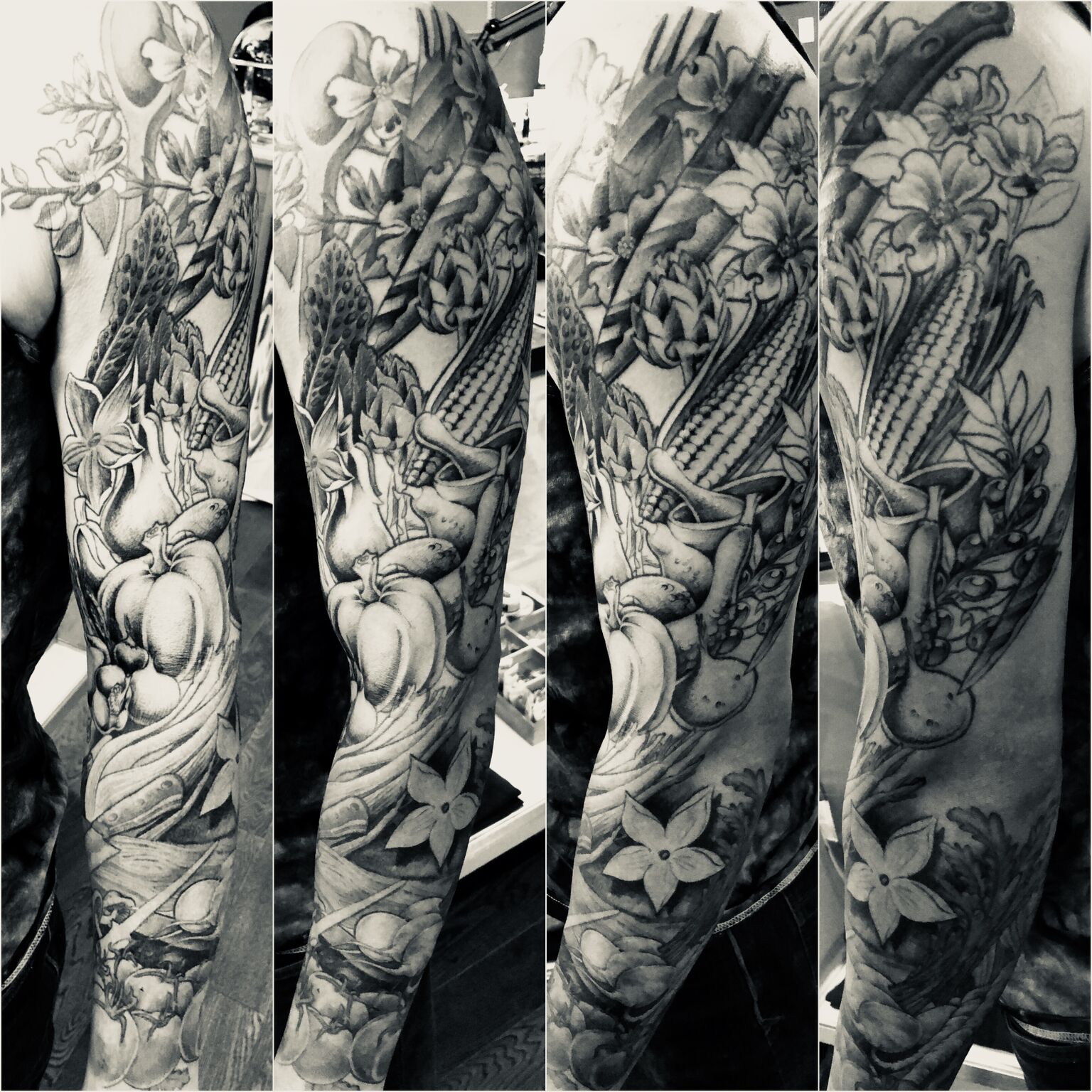 heirloom vegetables chef tattoo
