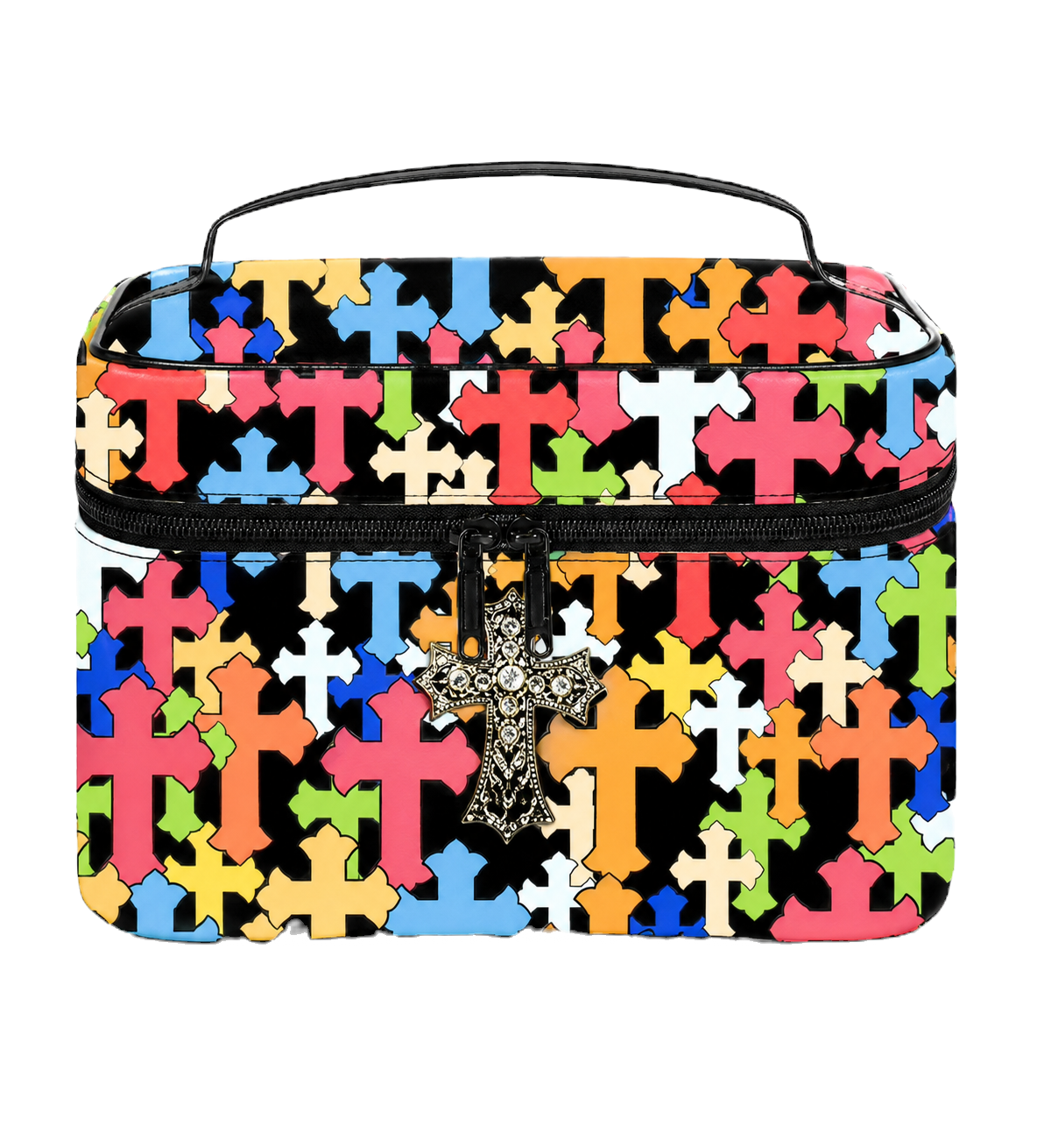 Coloful Cross Vanity Bag