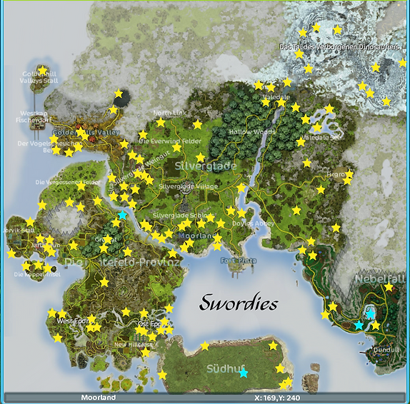Swordies Sternenkarte