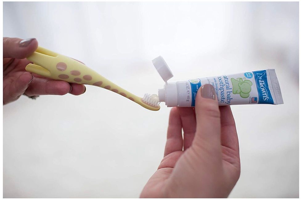 Thumbnail: Dr. Brown's Infant-to-Toddler Toothbrush, Giraffe