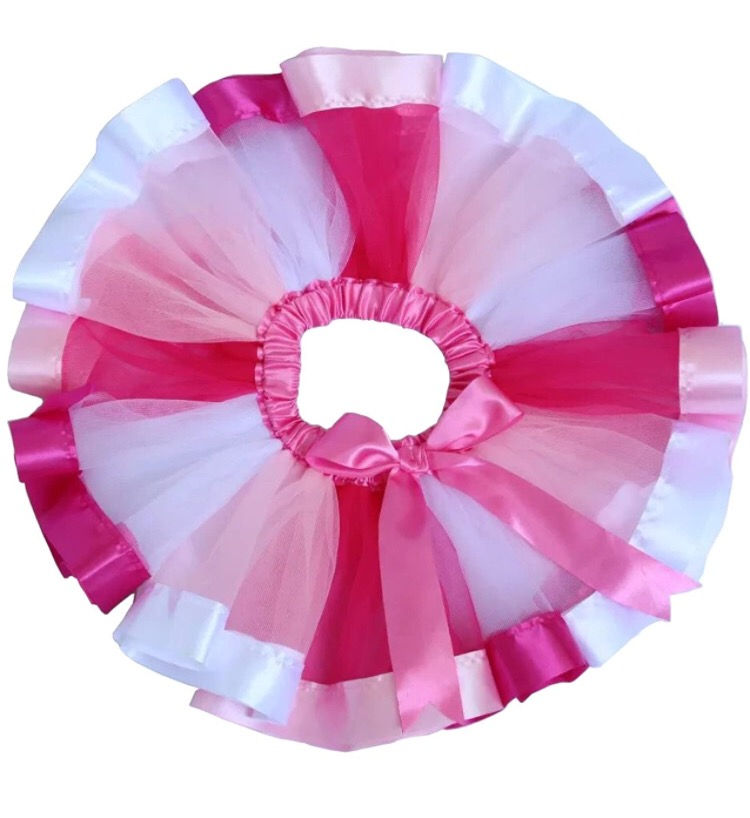 Thumbnail: Rainbow Tutu Skirt for Newborn Baby Girls 1st Birthday Photography