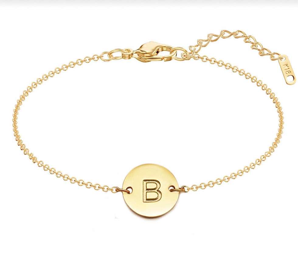 Thumbnail: Initial Bracelets for Kids/Toddlers 