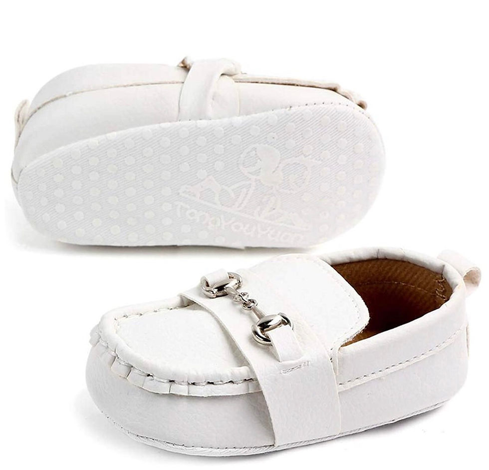 Baby Boys/Girls Dress Flat Boat Christening Shoes