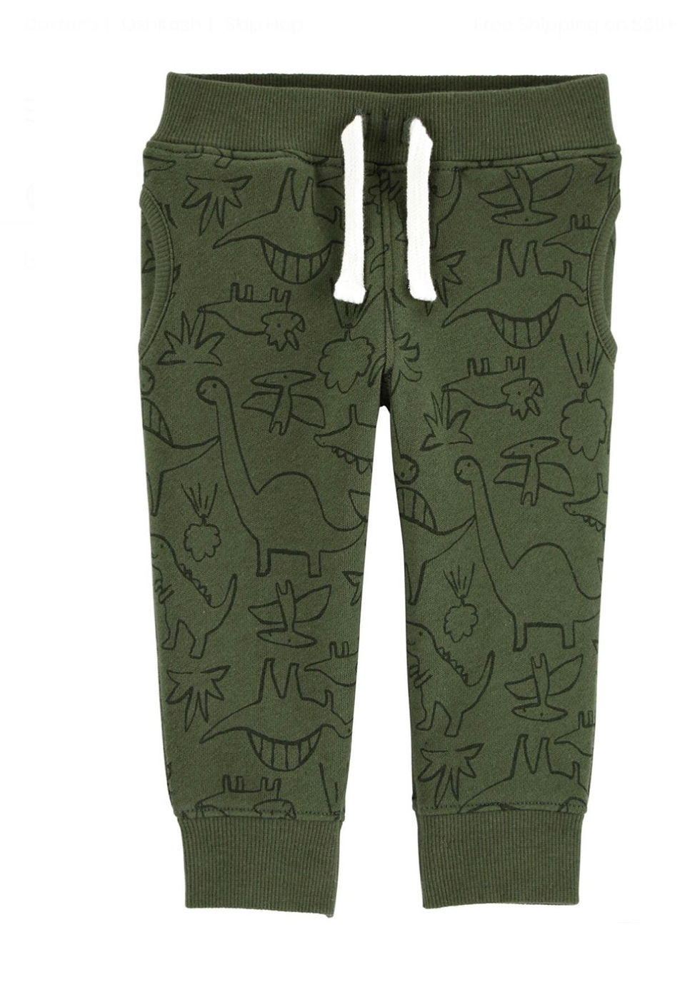 Dinosaur Pull-On Fleece Pants