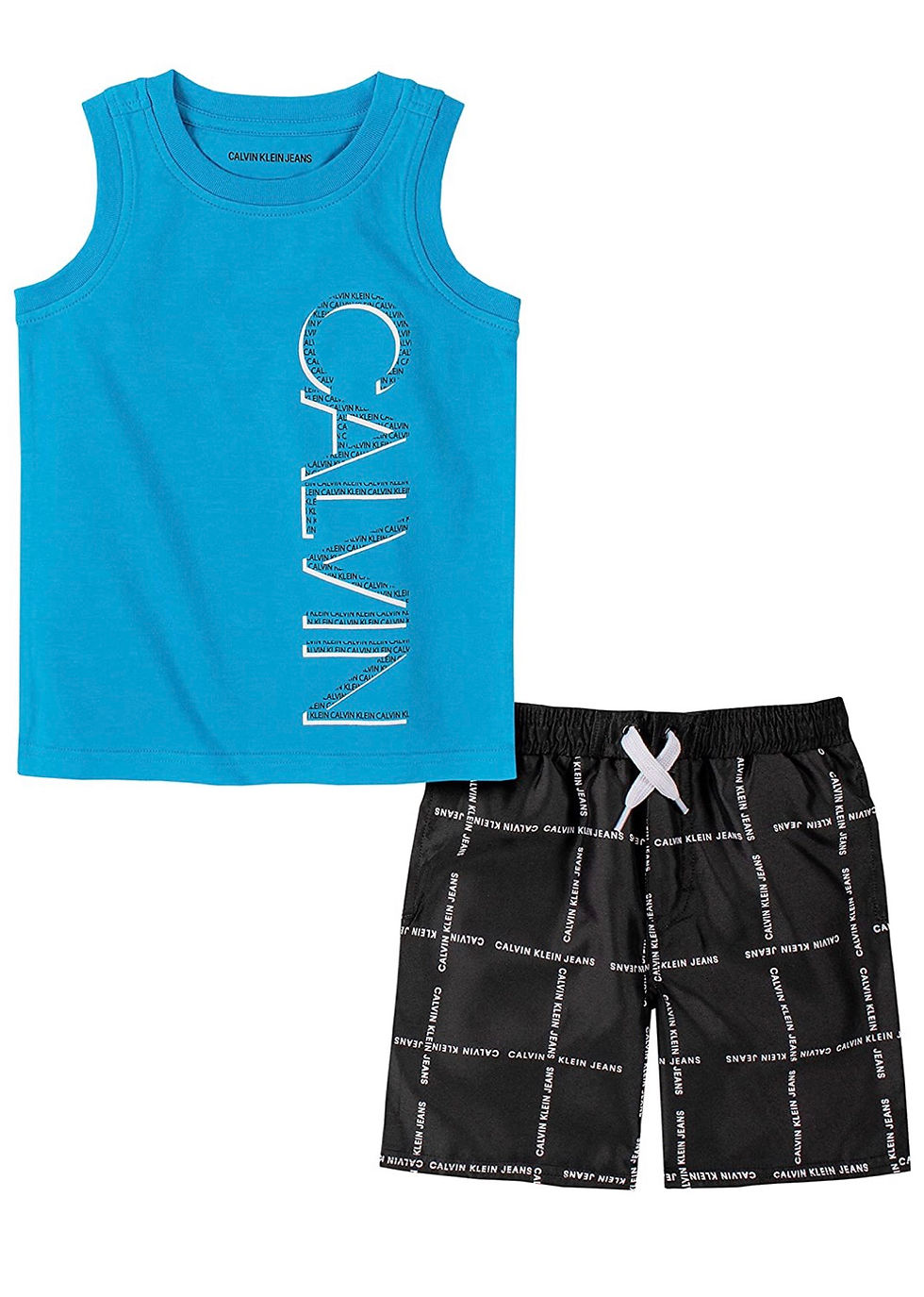 Calvin Klein Baby Boys' 2 Pieces Muscle Shorts Set