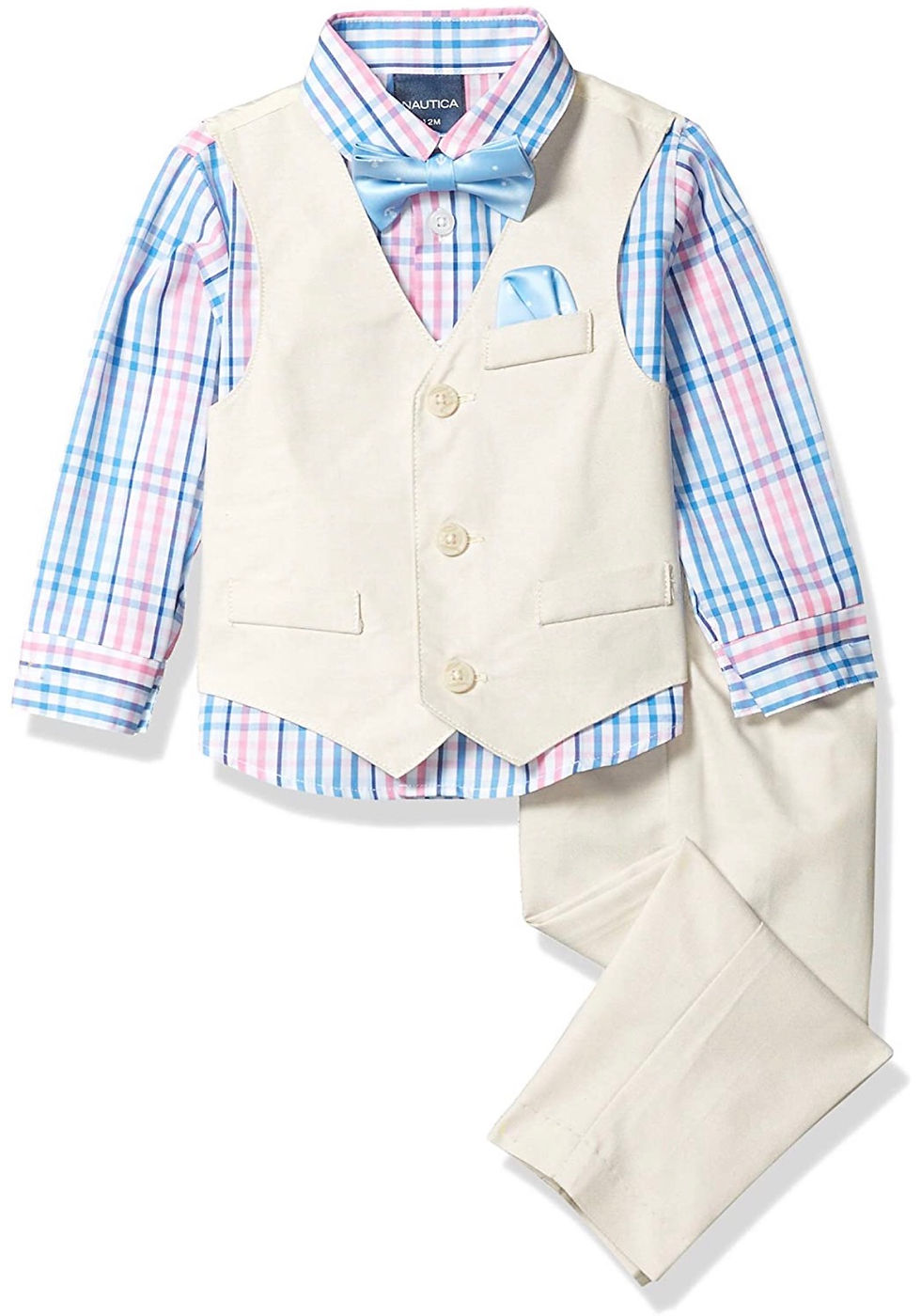 Nautica Vest Set Boys 4-Piece Suit