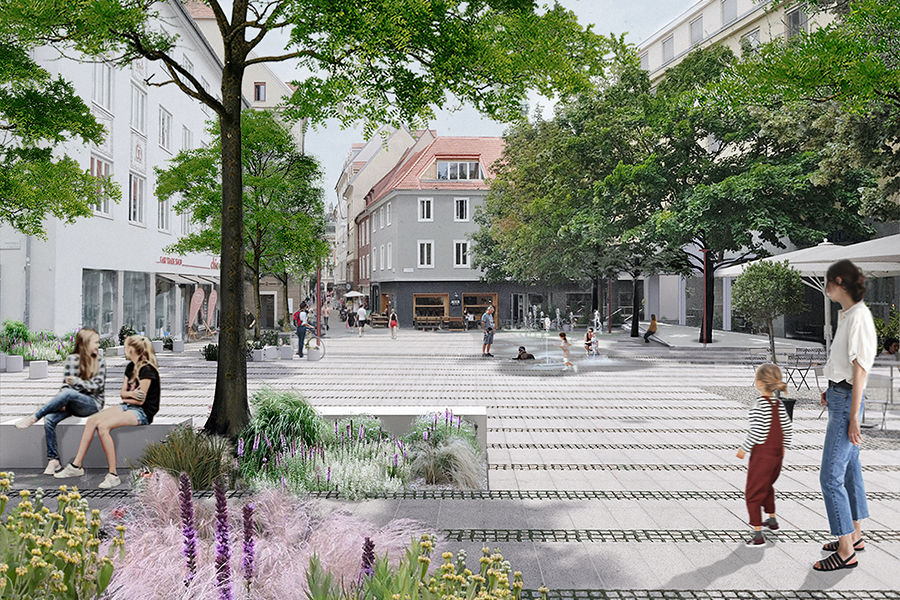 So soll der Tummelplatz 2027 aussehen. Foto: Timmer/Fröhlich/Konrad